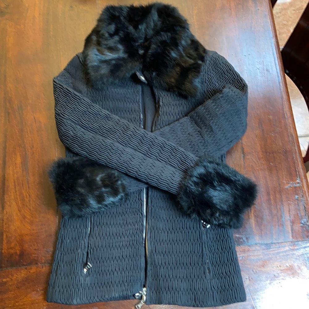 Vintage Bogner jacket the fur is removable